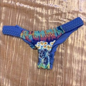BeachBabe Swimwear - Blue Print Thong Bikini